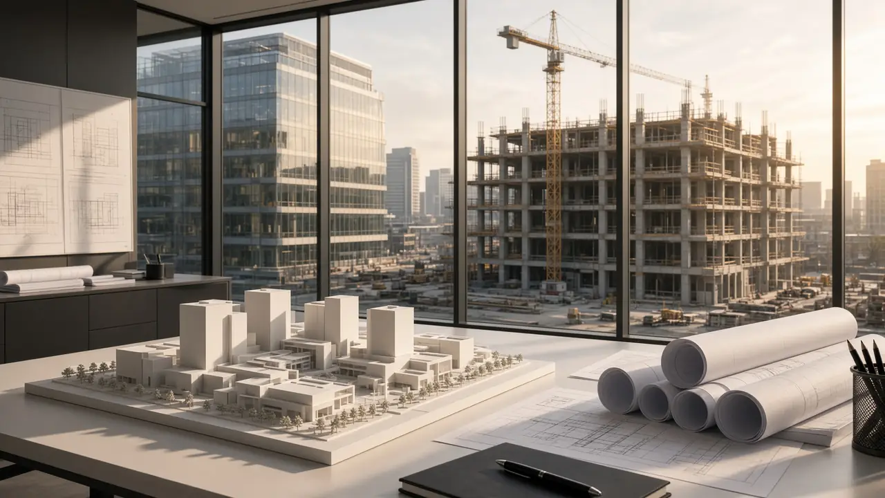 Site institucional da Serra Costa Engenharia — escritório B2B com maquetes